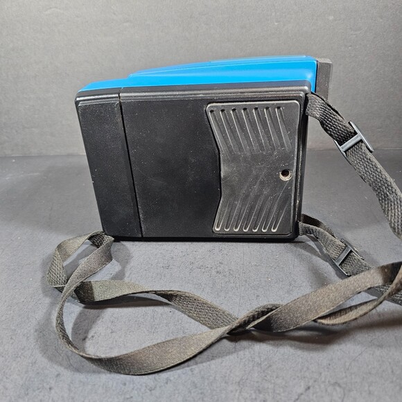 Vtg Polaroid Impulse 600 Blue Anthracite Film Camera Untested - Picture 7 of 7
